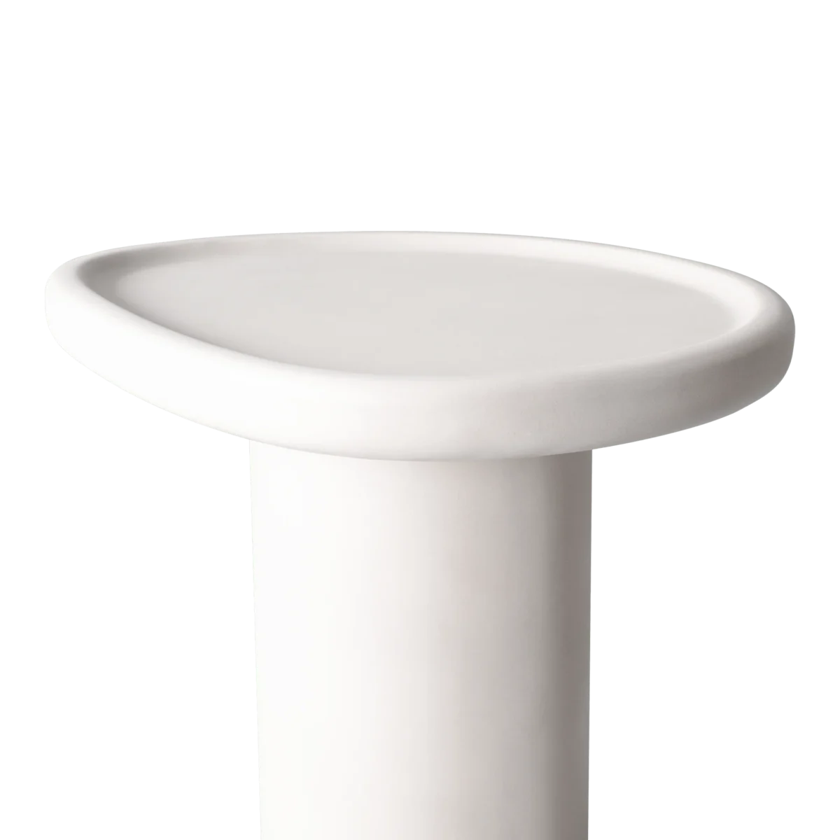 “Close-up of Harbour Scala Side Table – designer furniture piece with architectural lines and modern texture”
