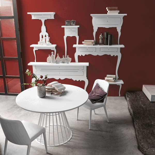 “Shape by Tomasella – modern Italian wall mirror with geometric form and minimalist contemporary design”