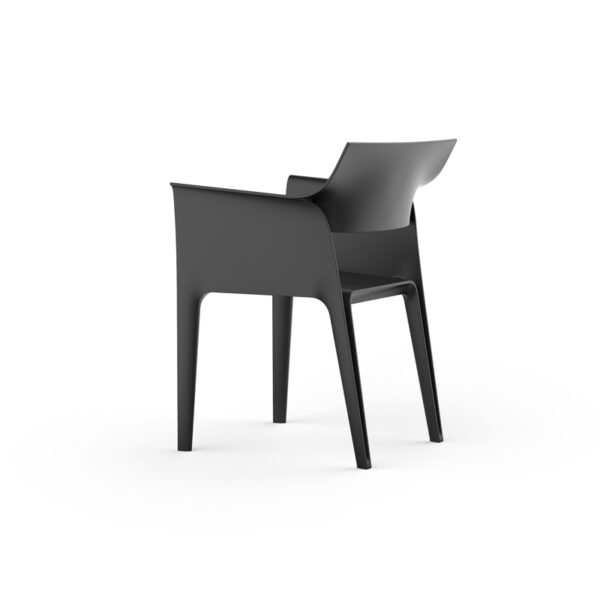 "Vondom HYDRA Armchair offering minimalist design with a comfortable, enveloping shape."