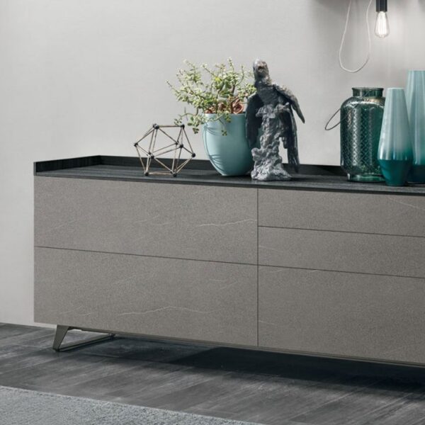 “Sir sideboard by Tomasella – modern Italian storage unit with clean lines and elegant raised base for refined interiors”