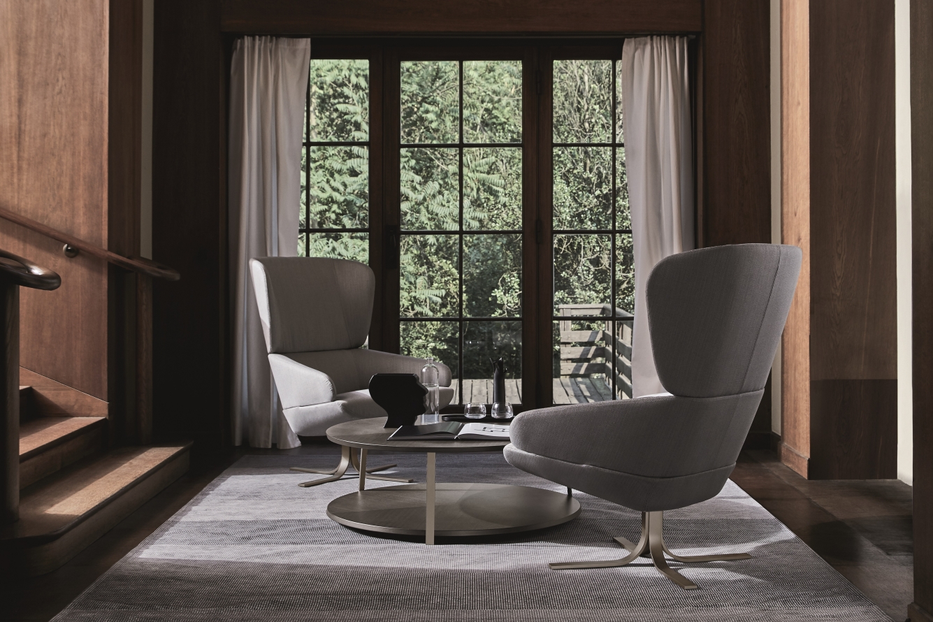 “CUT & CUT SOFT armchair by Ditre Italia – modern Italian lounge chair with angular form and plush cushioning”