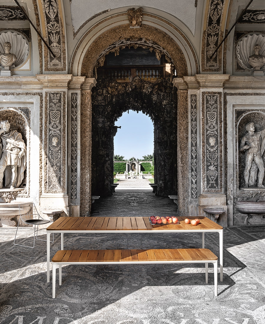 “Slim table by Sovet – modern Italian dining table with sleek lines and minimalist silhouette”