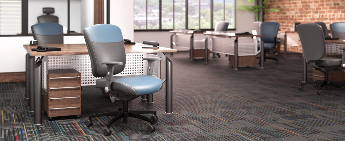 “Brisbane HD 24/7 by Via Seating commercial-grade chair with adjustable armrests in Birmingham Michigan”