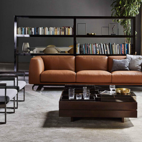 “St. Germain sofa by Ditre Italia – modern Italian modular sofa with bold volumes and sculptural elegance”