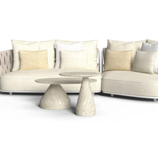 "TalentiSpa’s Swipe Modular Sofa featuring modular elements and modern outdoor style."