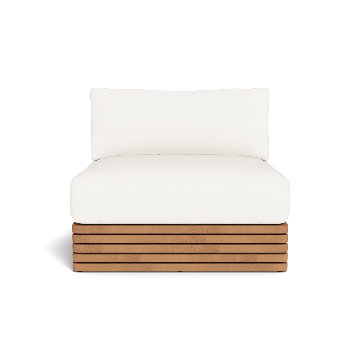“Back angle of Tahiti Armless Single – sleek silhouette and contemporary style”