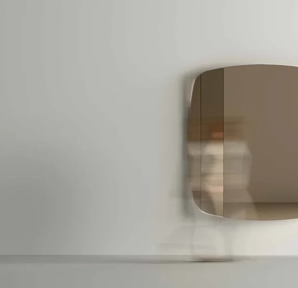 Mirror Barcode by Tonelli Design, modern glass and metal design, Troy Michigan.
