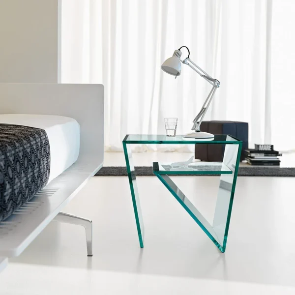 Tonelli Design Zen, designer bedside table, modern elegance, Royal Oak Michigan.