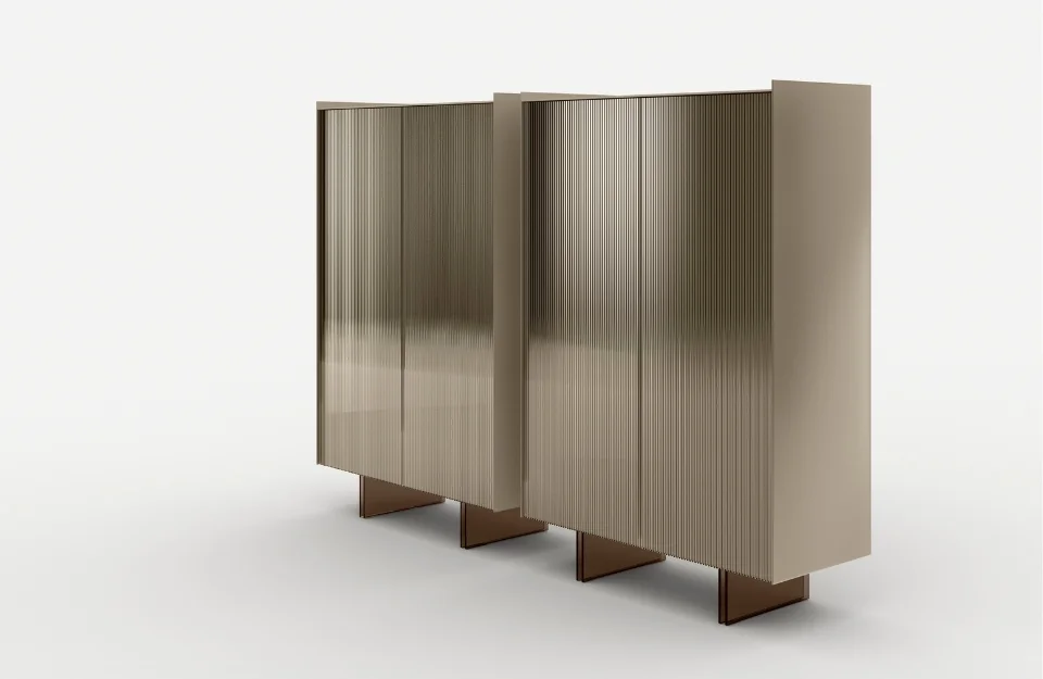 Tonelli Design Aterea, exquisite highboard, contemporary elegance, Birmingham Michigan.