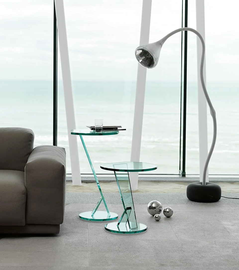 Tonelli Design Side Table Nicchio, luxurious Italian craftsmanship, Birmingham Michigan.