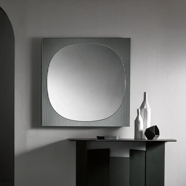 Mirror Bands by Tonelli Design, elegant circular glass design, Troy Michigan.