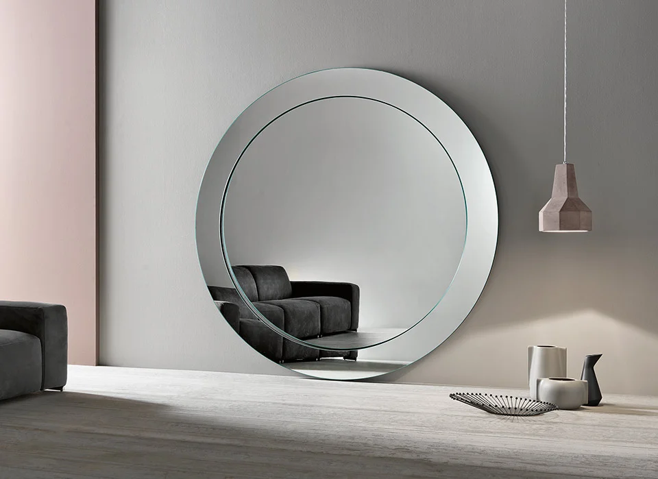 Mirror Gerund by Tonelli Design, elegant glass design, Troy Michigan.