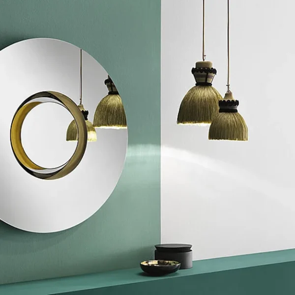 Mirror Ozma by Tonelli Design, contemporary glass design, Troy Michigan.
