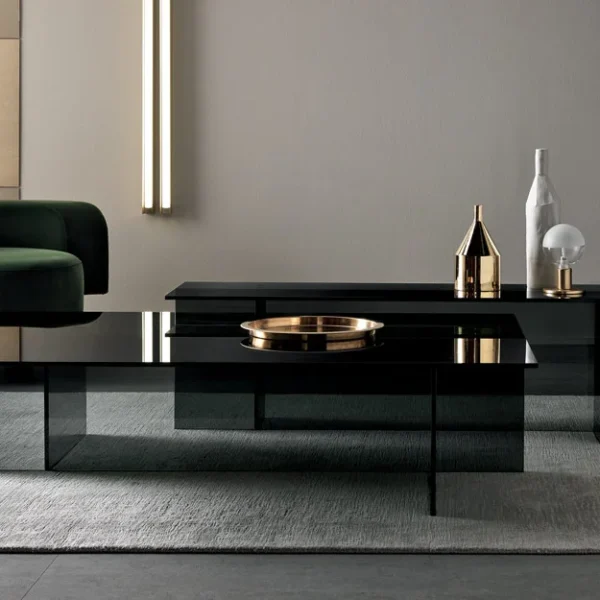Tonelli Design Sestante, exquisite low table, luxury craftsmanship, Birmingham Michigan.