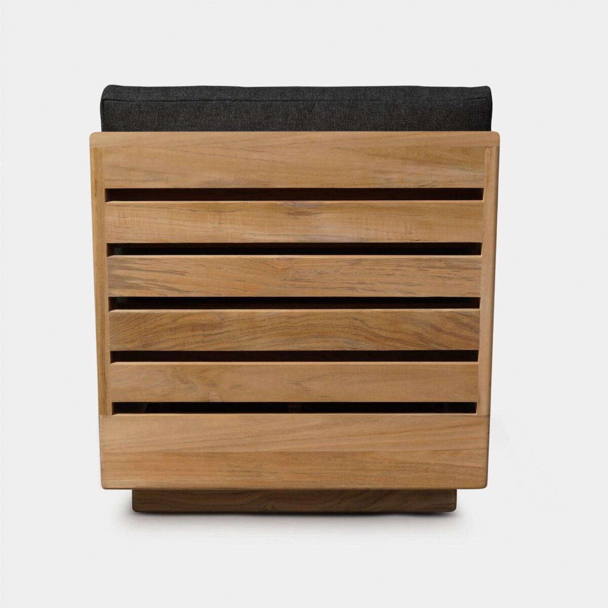 “Tulum Armless Outdoor Chair – modern lounge piece with durable frame and coastal styling by Harbour”