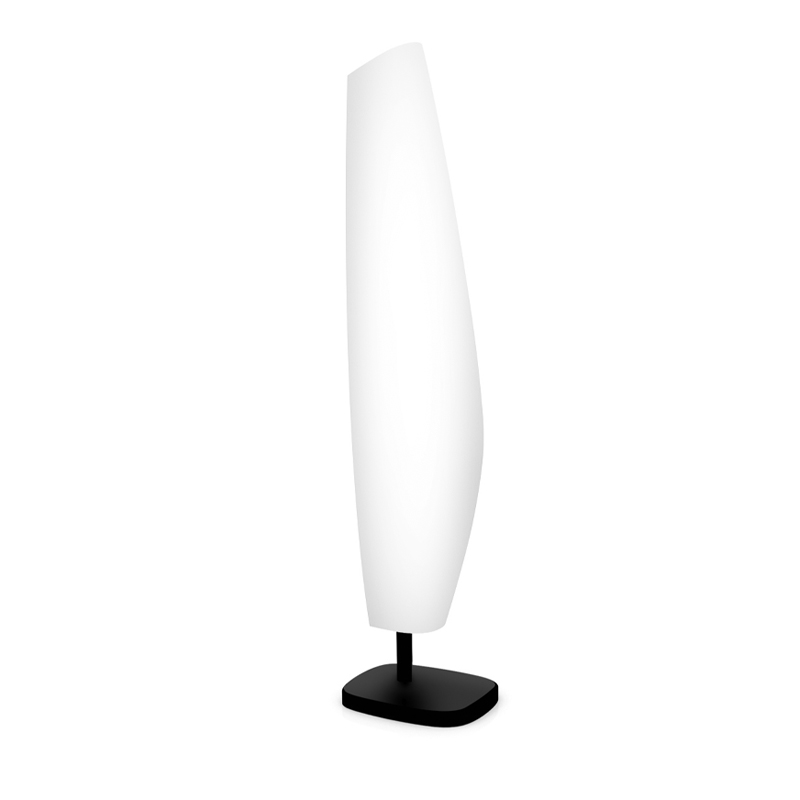 BLANCA Lamp by Vondom – minimalist outdoor floor lamp with a glowing white finish and modern elegance