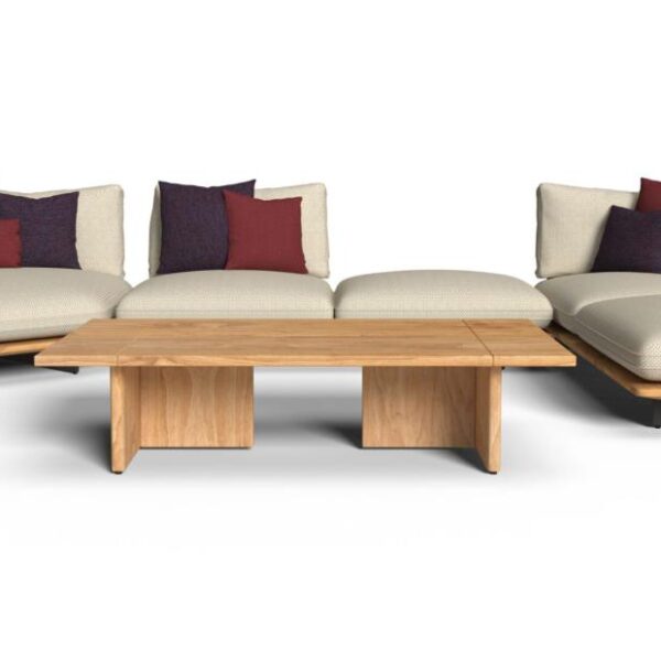 Luxury contemporary Venice Modular Sofa by Ludovica + Roberto Palomba for Talentispa, high-end Italian outdoor furniture for Birmingham, Michigan.