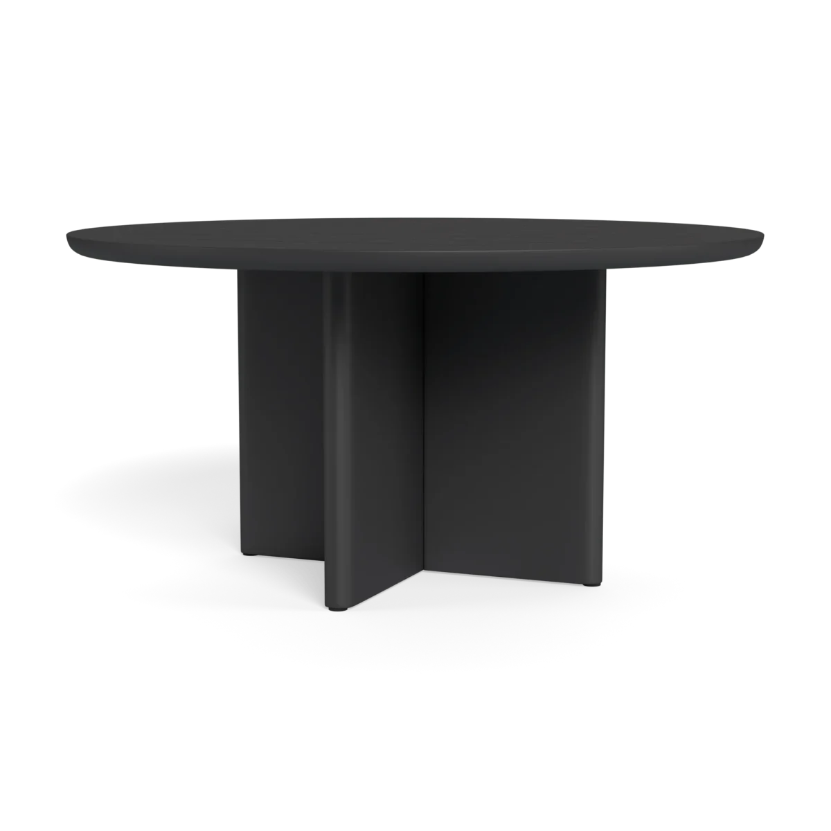“Detail of slatted tabletop design – sleek linear pattern allows for drainage and visual appeal”