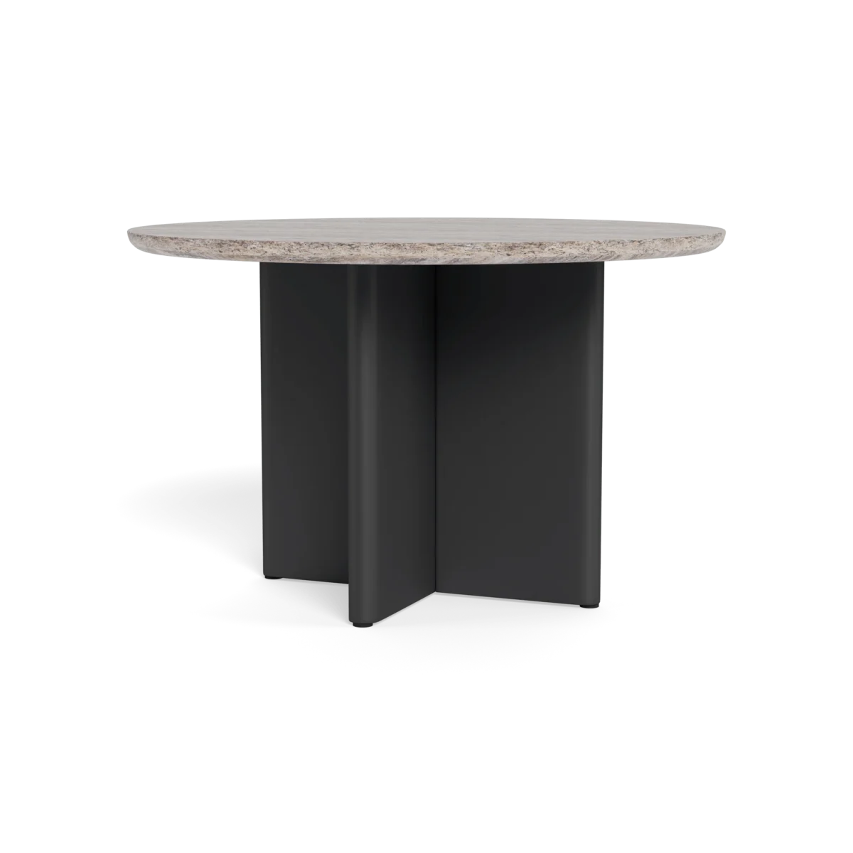 “Harbour Victoria Aluminum Round Dining Table – compact 48" design perfect for patios or balconies”