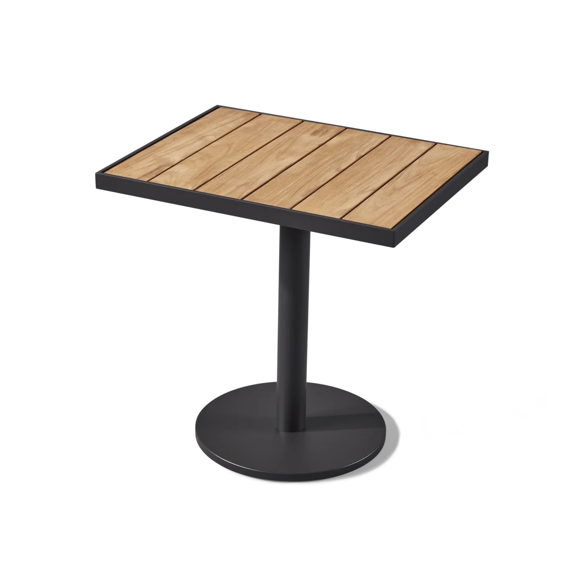 “Harbour Vienna 24x30” bistro table – contemporary rectangular table for café-style outdoor dining”