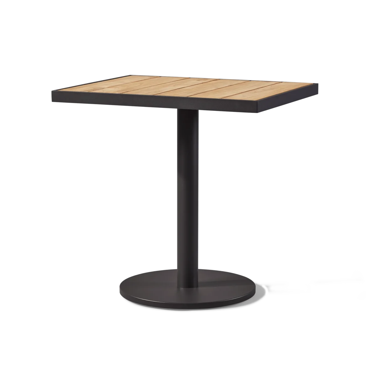 “Vienna rectangular dining table by Harbour – 24x30” size with slim profile and contemporary style”