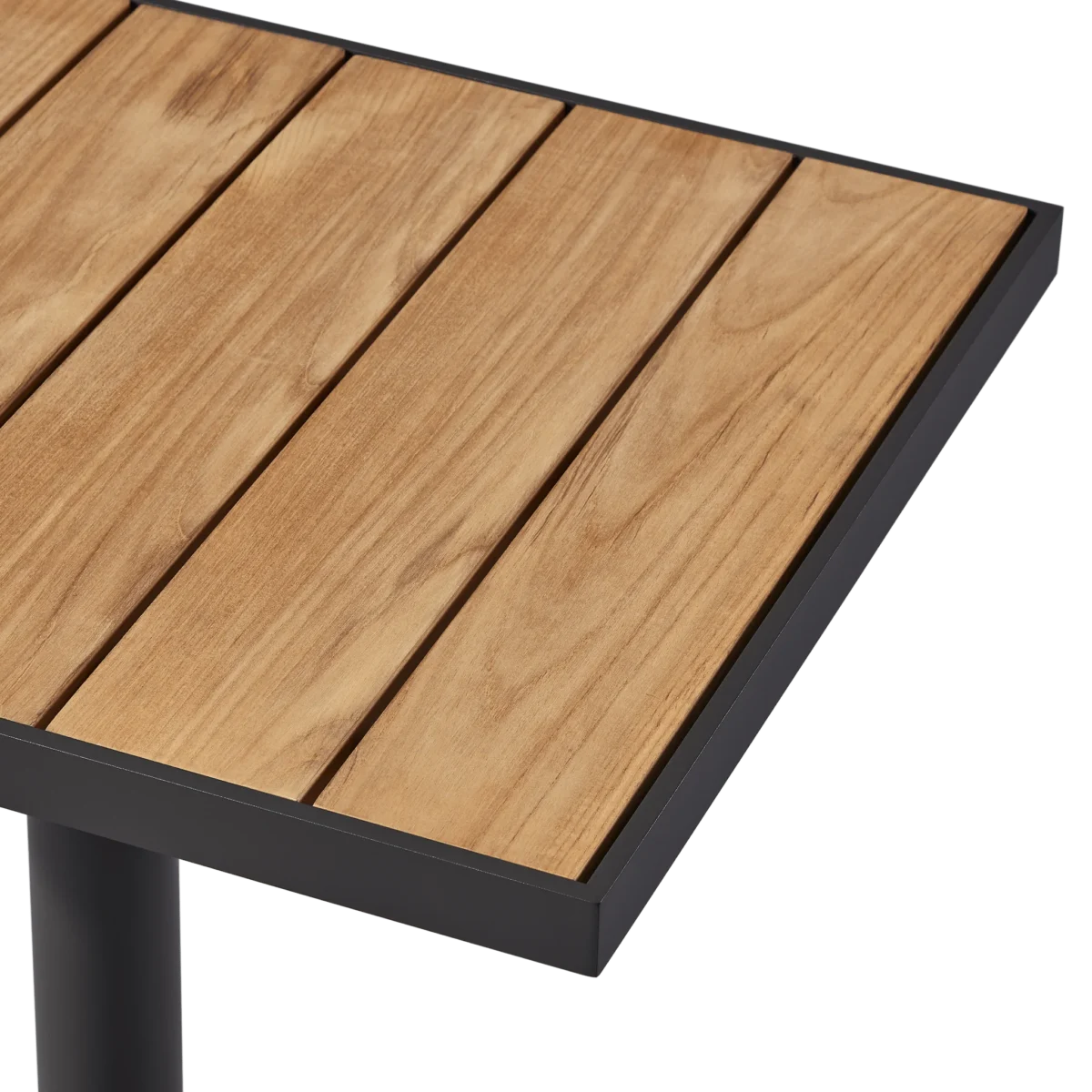 “Minimalist rectangular bistro table by Harbour – Vienna 24x30 inch powder-coated outdoor table”