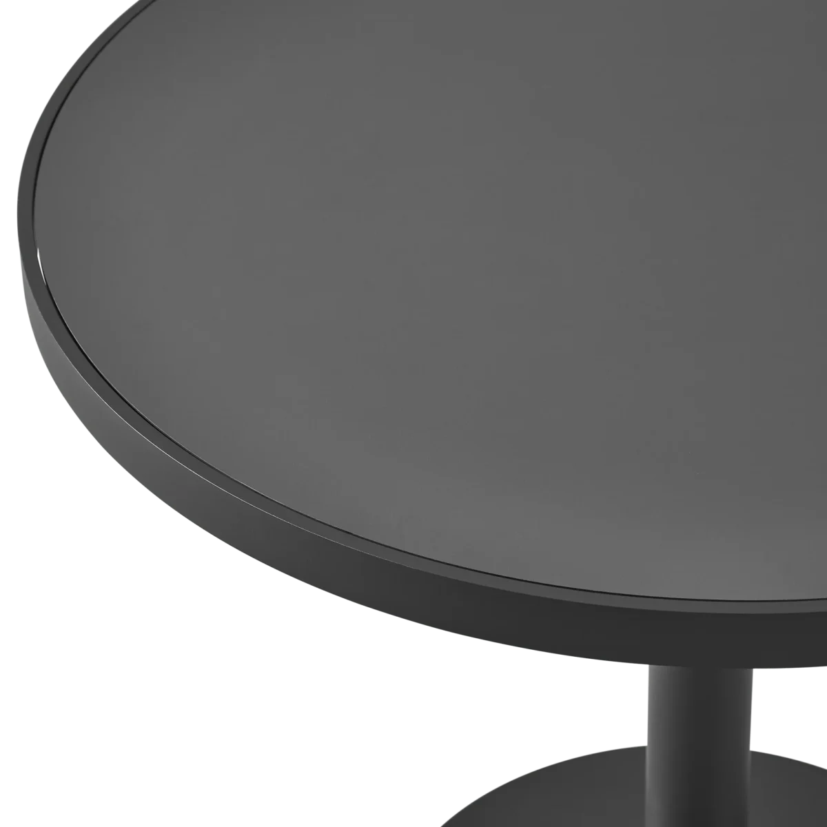 “Vienna 36 inch Round Bistro Table by Harbour – modern outdoor table with powder-coated aluminum frame”