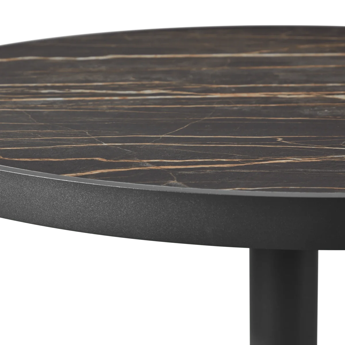 “Harbour Vienna 36” round bistro table – sleek minimalist design for patio or balcony dining”