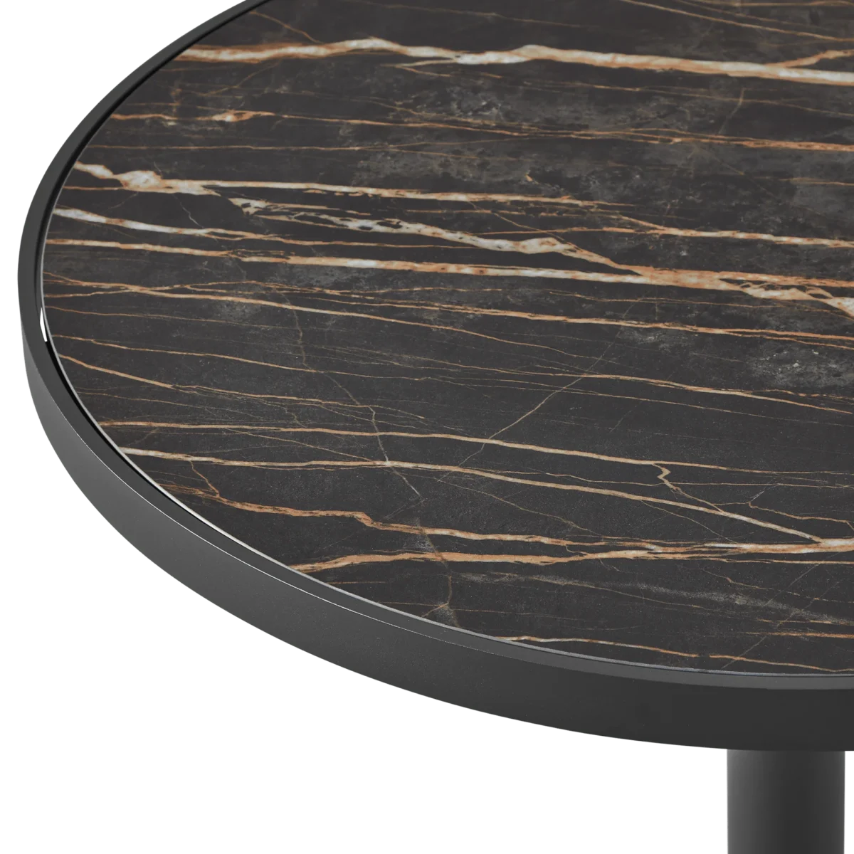 “Contemporary 36 inch round dining table by Harbour – Vienna collection with clean circular top”