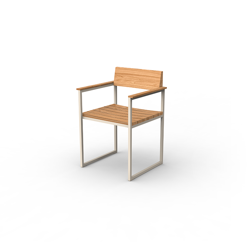 "VINEYARD Chair by Vondom combining rustic materials with modern design for outdoor living."