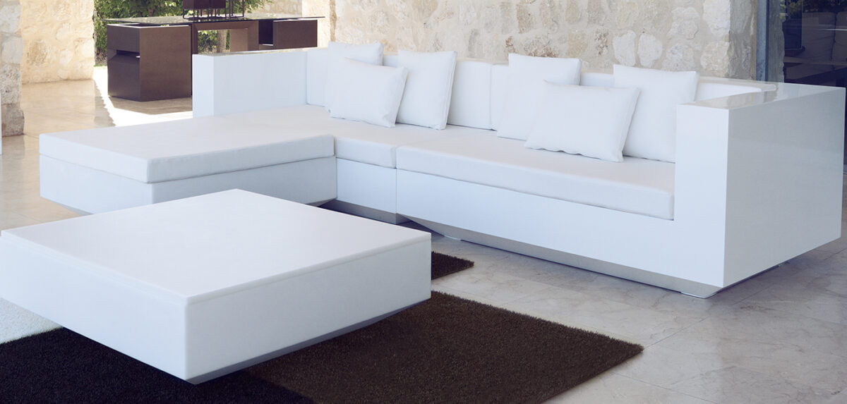 MODULAR SAILING SOFA by Vondom in Birmingham Michigan.