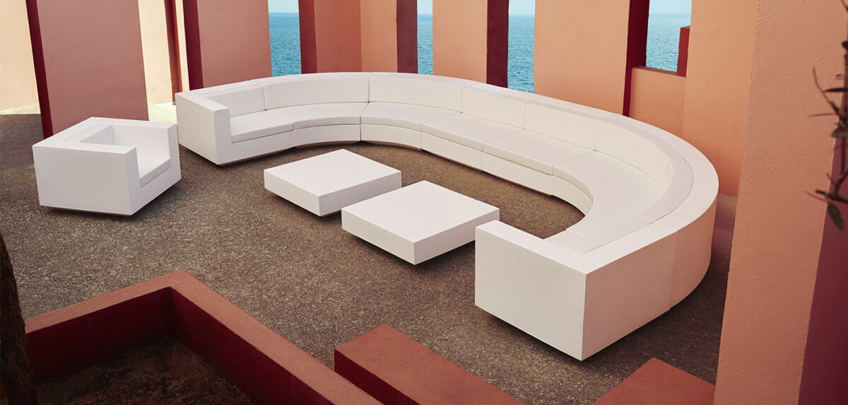MODULAR SAILING SOFA by Vondom in Birmingham Michigan.
