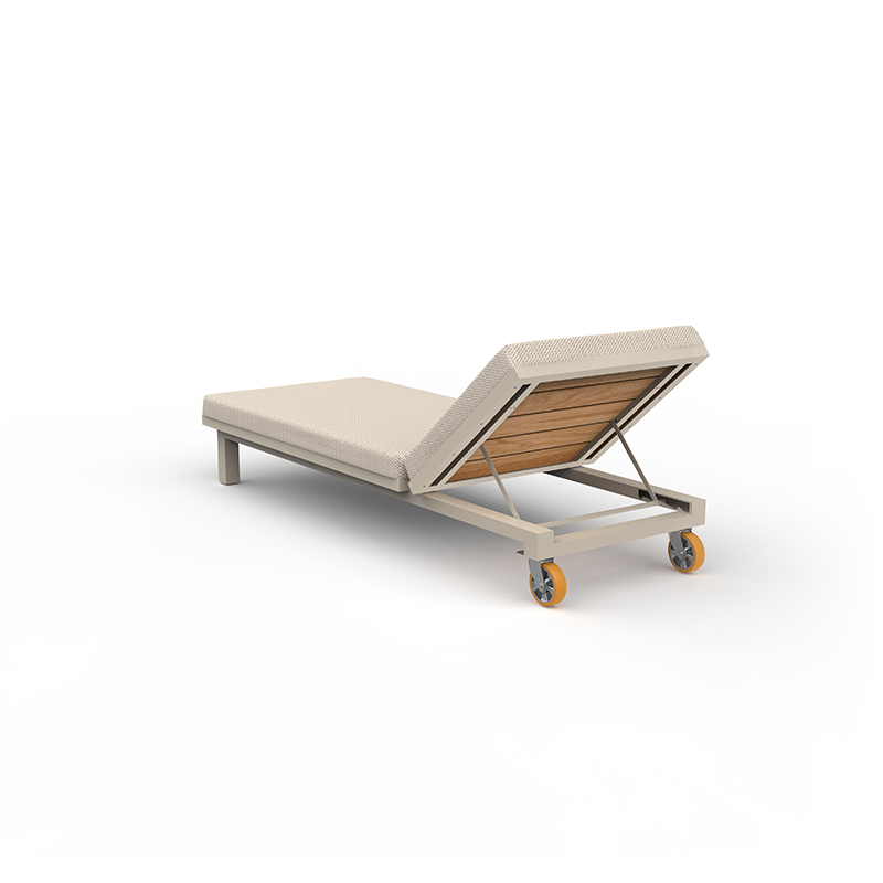 Modern Vineyard Sun Lounger by Ramón Esteve for Vondom, high-end Spanish outdoor furniture for Royal Oak, Michigan.