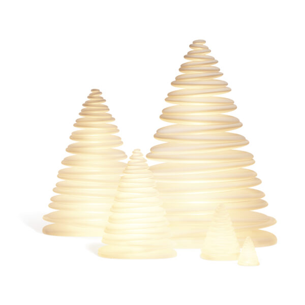 CHRISMY by Vondom – modern illuminated Christmas tree with sculptural form and ambient glow