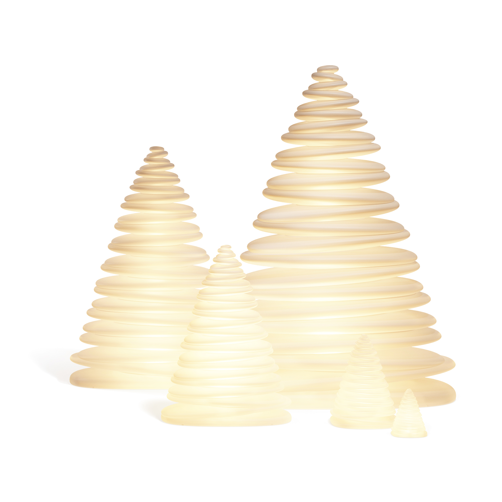 CHRISMY by Vondom – modern illuminated Christmas tree with sculptural form and ambient glow