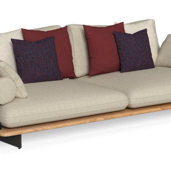 Modern Venice 3-seater outdoor sofa by Ludovica + Roberto Palomba for Talenti, high-end Italian design for Birmingham, Michigan.