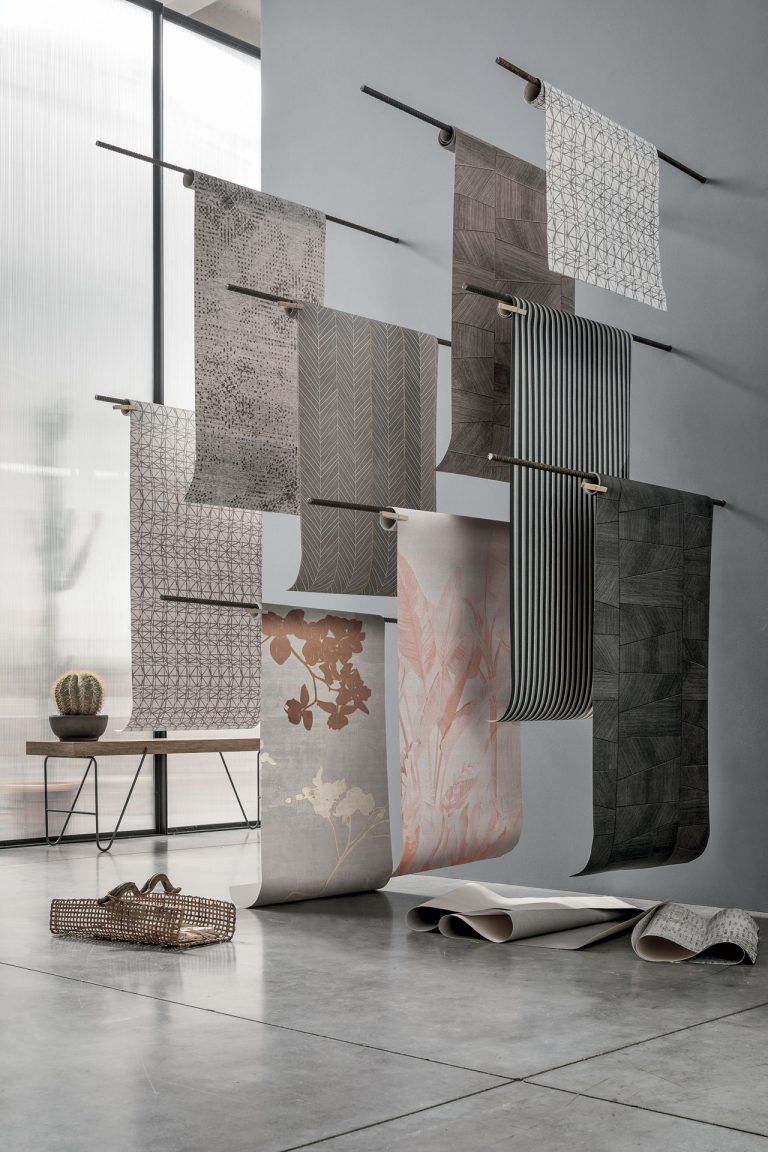 “Wallpaper by Tomasella – modern Italian wall covering with elegant textures and refined contemporary patterns”