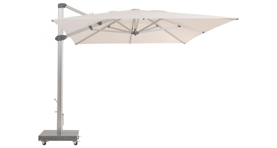High-end Parasol Zeus by Nicola De Pellegrini for Talentispa, modern Italian outdoor sun umbrella for Troy, Michigan.