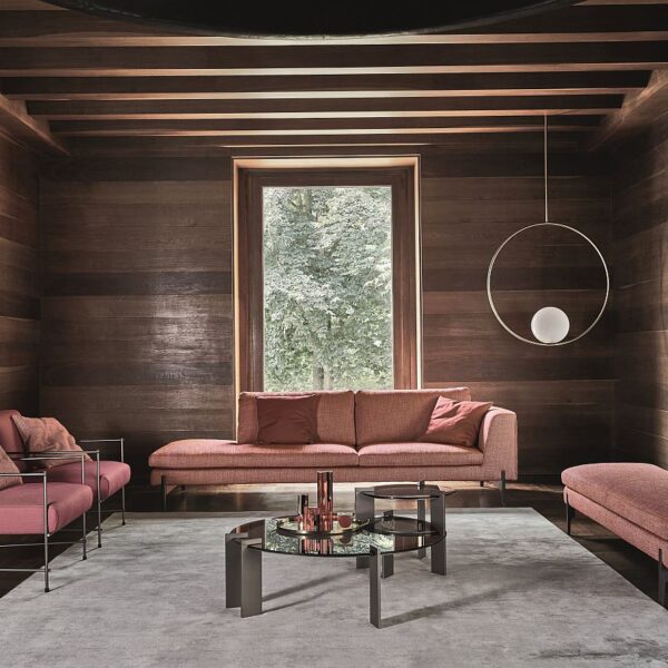 “Kim sofa by Ditre Italia – modern Italian designer sofa with slim armrests and plush cushioning”