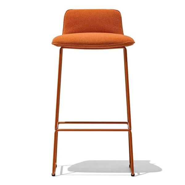 RILEY SOFT | Sled base stool By Connubia