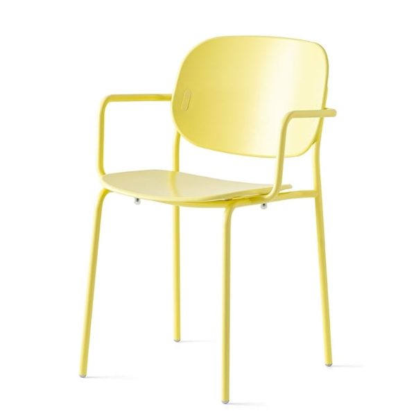YO! | Chair with armrests By Connubia