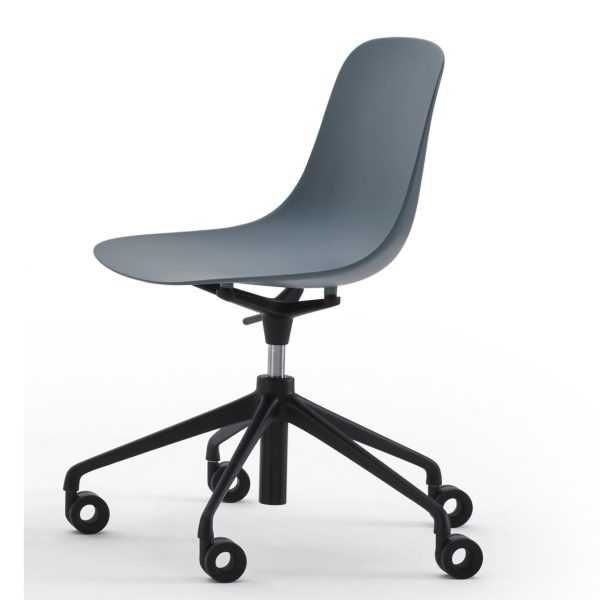 SHELL | Office chair with castors By ESTEL GROUP