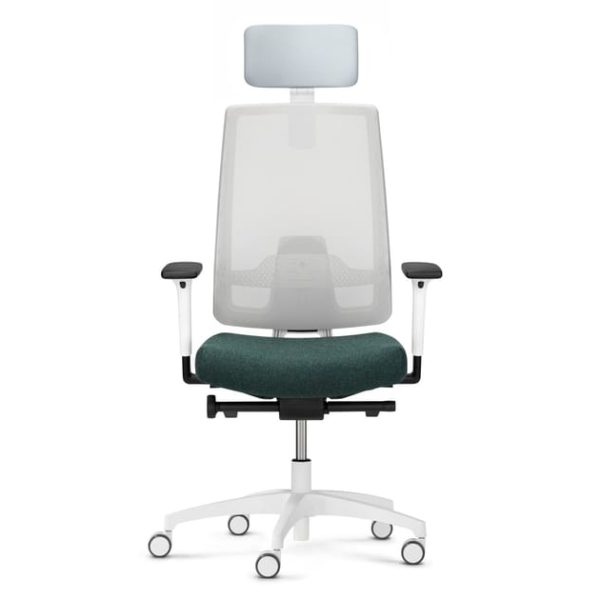 INDEED WHITE | Mesh office chair By Dauphin