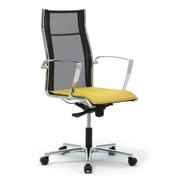 ORIGAMI RX | Office chair with armrests By Leyform