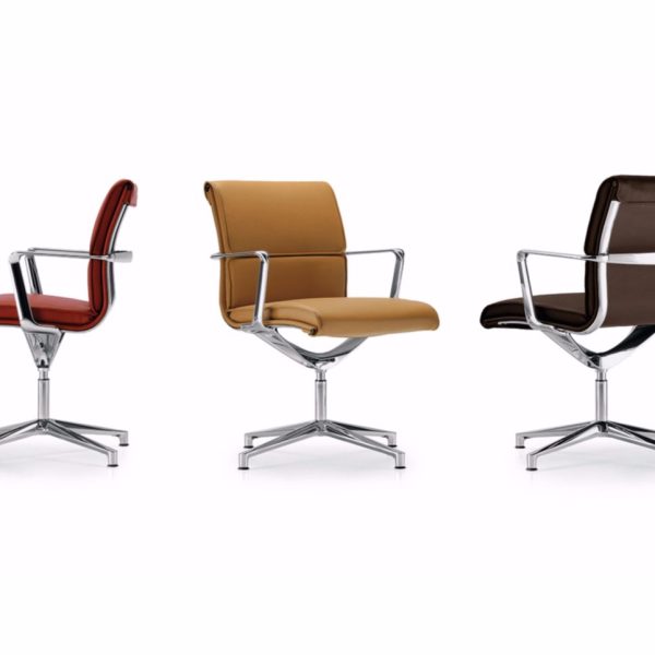 UNA CHAIR MANAGMENT | Leather office chair By ICF