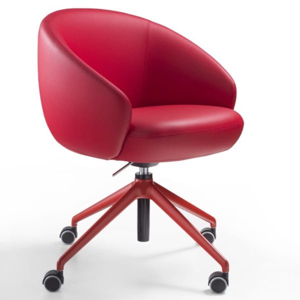 BOTERO MIGNON | Easy chair with 4-spoke base By Sesta