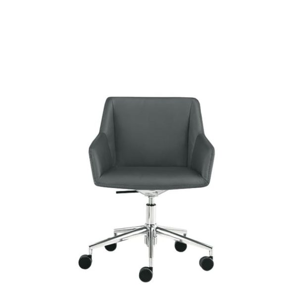 DAMA PLAIN | Chair with castors By Sesta
