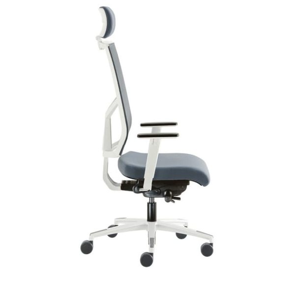 SAX RETE WHITE | Swivel office chair By Sesta