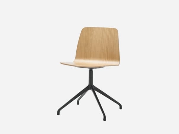 VARYA WOOD | Trestle-based office chair By INCLASS