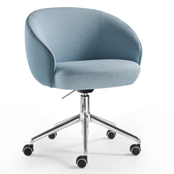 BOTERO MIGNON | Easy chair with 5-spoke base By Sesta